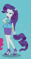 Size: 179x341 | Tagged: safe, screencap, rarity, better together, equestria girls, cropped, geode of shielding, intro, ponied up