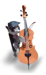 Size: 858x1392 | Tagged: safe, artist:kna, octavia melody, earth pony, pony, papercraft, photo