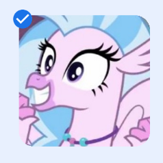 Size: 238x238 | Tagged: safe, silverstream, hippogriff, school daze, app, cute, diastreamies, fake, fake app, fan made, my little pony game, solo