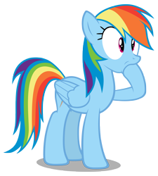 Size: 4600x5100 | Tagged: safe, artist:mrlolcats17, derpibooru import, rainbow dash, pegasus, pony, .psd available, female, hoof in mouth, hooves, mare, simple background, solo, transparent background, wings