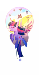 Size: 450x850 | Tagged: safe, artist:magneticskye, derpibooru import, twilight sparkle, twilight sparkle (alicorn), alicorn, pony, female, mare, solo