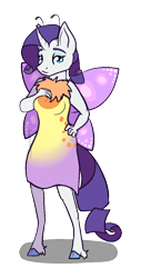 Size: 650x1283 | Tagged: safe, artist:rimmi1357, rarity, anthro, unguligrade anthro, unicorn, clothes, costume, female, mare, nightmare night, simple background, solo, transparent background