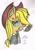 Size: 748x1067 | Tagged: safe, artist:mane-shaker, applejack, earth pony, pony, cigarette, colored, crossover, one piece, smoking, solo, traditional art, vinsmoke sanji