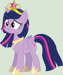 Size: 358x427 | Tagged: safe, artist:ilovesonik, derpibooru import, twilight sparkle, twilight sparkle (alicorn), alicorn, pony, element of magic, female, mare, older, solo