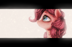 Size: 1300x850 | Tagged: safe, artist:ventious, pinkie pie, earth pony, pony, detailed, eye reflection, reflection, smiling, solo