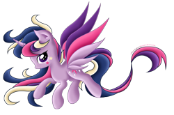 Size: 3061x2023 | Tagged: safe, artist:zoevulpez, derpibooru import, twilight sparkle, twilight sparkle (alicorn), alicorn, pony, female, mare, rainbow power, solo