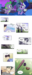 Size: 480x1125 | Tagged: safe, derpibooru import, spike, twilight sparkle, twilight sparkle (alicorn), alicorn, dragon, pony, comic book meme, exploitable meme, female, manhwa, mare, meme, obligatory pony, the gamer