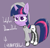 Size: 1163x1119 | Tagged: safe, derpibooru import, twilight sparkle, pony, unicorn, 30 minute art challenge, clothes, cosplay, costume, donnie darko, hoodie, skeleton, skeleton costume, solo