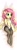 Size: 400x1201 | Tagged: safe, artist:rikadiane, derpibooru import, fluttershy, pegasus, pony, body pillow, body pillow design, bowtie, bunny ears, bunny suit, bunnyshy, clothes, cute, female, leotard, mare, obtrusive text, on back, open mouth, pantyhose, shyabetes, signature, solo