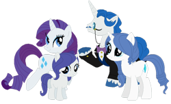 Size: 900x548 | Tagged: safe, artist:cindydreamlight, fancypants, rarity, oc, oc:diamond light, oc:noila bleu, pony, unicorn, female, filly, male, mare, offspring, parent:fancypants, parent:rarity, parents:raripants, raripants, shipping, simple background, straight, transparent background