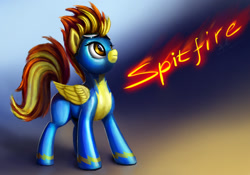 Size: 1666x1165 | Tagged: safe, artist:xbi, derpibooru import, spitfire, pony, clothes, solo, wonderbolts uniform