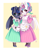 Size: 600x690 | Tagged: safe, artist:ipun, derpibooru import, princess celestia, princess luna, alicorn, anthro, alternate hairstyle, arm hooves, blushing, breasts, cake, chestbreasts, clothes, colored hooves, cute, cutelestia, deviantart watermark, dress, duo, female, food, friendship cafe, hair bun, lunabetes, maid, mare, obtrusive watermark, pantyhose, ponytail, royal sisters, shoes, siblings, sisters, smiling, watermark