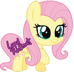 Size: 990x967 | Tagged: safe, artist:lupulrafinat, fluttershy, pegasus, pony, chibi, cute, solo