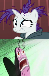 Size: 799x1226 | Tagged: safe, edit, edited screencap, editor:mega-poneo, screencap, rarity, pony, unicorn, it isn't the mane thing about you, meme, my eyes, spongebob squarepants, the spongebob squarepants movie