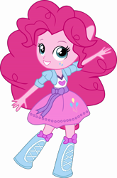 Size: 11000x16708 | Tagged: safe, artist:gabrielwoj, pinkie pie, equestria girls, .svg available, absurd resolution, clothes, doll, equestria girls minis, simple background, skirt, solo, toy, transparent background, vector