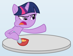 Size: 927x719 | Tagged: safe, artist:mikesouthmoor, derpibooru import, twilight sparkle, cereal guy, meme, reaction image, simple background, solo