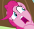 Size: 300x257 | Tagged: safe, pinkie pie, earth pony, pony, the one where pinkie pie knows, faic, female, mare, pink coat, solo