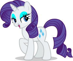 Size: 7000x5818 | Tagged: safe, artist:luckreza8, rarity, pony, unicorn, shadow play, absurd resolution, female, mare, open mouth, raised hoof, simple background, solo, transparent background, vector