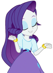 Size: 1494x2048 | Tagged: safe, artist:thebarsection, rarity, dance magic, equestria girls, spoiler:eqg specials, clothes, cute, dancing, dancity, eyes closed, female, not a vector, simple background, skirt, solo, transparent background