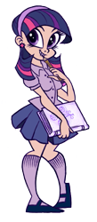 Size: 297x680 | Tagged: safe, artist:brah-j, derpibooru import, twilight sparkle, human, humanized, pencil, simple background, solo, transparent background