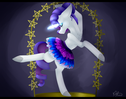 Size: 1024x808 | Tagged: safe, artist:bluesmile14, rarity, pony, unicorn, ballerina, ballet, beautiful, clothes, eyes closed, raririna, tutu