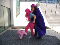 Size: 960x720 | Tagged: safe, derpibooru import, pinkie pie, spike, twilight sparkle, human, g3, cosplay, irl, irl human, photo