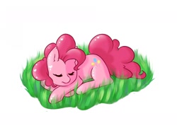 Size: 1280x962 | Tagged: safe, artist:cups, derpibooru exclusive, pinkie pie, earth pony, pony, sleeping, solo