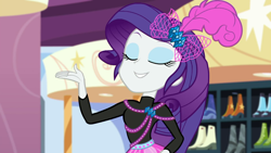 Size: 1280x720 | Tagged: safe, screencap, rarity, better together, display of affection, equestria girls, bitch i'm fabulous, solo, vulgar