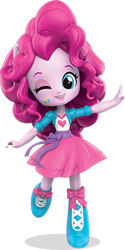 Size: 192x385 | Tagged: safe, pinkie pie, equestria girls, clothes, doll, equestria girls minis, official, skirt, solo, toy