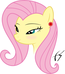 Size: 6500x7440 | Tagged: safe, artist:facelesssoles, fluttershy, pegasus, pony, absurd resolution, anime, asian, bust, portrait, simple background, solo, transparent background