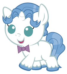 Size: 2000x2200 | Tagged: safe, artist:beavernator, fancypants, pony, unicorn, baby, baby pony, open mouth, simple background, smiling, solo, white background