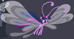 Size: 525x276 | Tagged: safe, derpibooru import, screencap, twilight sparkle, twilight sparkle (alicorn), alicorn, breezie, pony, it ain't easy being breezies, breeziefied, female, mare, outfit catalog, solo, species swap, twilight breezie