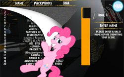 Size: 640x400 | Tagged: safe, pinkie pie, earth pony, pony, game, raptor rpg mmo, ripped, screenshot by lightshot