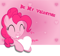 Size: 923x865 | Tagged: safe, artist:justisanimation, pinkie pie, earth pony, pony, bronybait, cute, heart, simple background, solo, transparent background, valentine, valentine's day