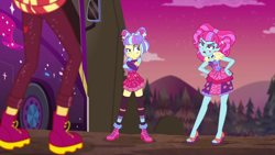 Size: 1920x1080 | Tagged: safe, screencap, kiwi lollipop, sunset shimmer, supernova zap, better together, equestria girls, sunset's backstage pass!, k-lo, postcrush, su-z