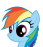 Size: 43x47 | Tagged: safe, derpibooru import, rainbow dash, pegasus, pony, female, picture for breezies, simple background, solo, transparent background