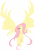 Size: 5440x7841 | Tagged: safe, artist:mozlin, artist:silent-avera, fluttershy, pegasus, pony, absurd resolution, impossibly large wings, simple background, solo, transparent background, vector