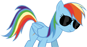 Size: 87x47 | Tagged: safe, derpibooru import, rainbow dash, pegasus, pony, female, picture for breezies, simple background, solo, transparent background