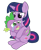 Size: 600x725 | Tagged: safe, artist:queencold, derpibooru import, spike, twilight sparkle, dragon, crying, holding, mama twilight, pouting, sad, simple background, snot, transparent background