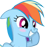 Size: 45x47 | Tagged: safe, derpibooru import, rainbow dash, pegasus, pony, emoji, female, picture for breezies, simple background, solo, transparent background