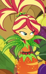 Size: 750x1187 | Tagged: safe, sunset shimmer, better together, equestria girls, holidays unwrapped, cornucopia costumes, o come all ye squashful, solo