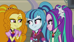 Size: 1229x692 | Tagged: safe, adagio dazzle, aria blaze, sonata dusk, equestria girls, rainbow rocks, excellent, the dazzlings