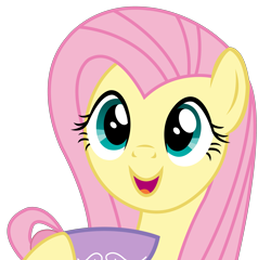 Size: 3441x3297 | Tagged: safe, artist:sketchmcreations, fluttershy, pegasus, pony, make new friends but keep discord, cute, food, open mouth, shyabetes, simple background, solo, tea, transparent background, vector