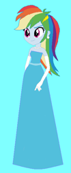 Size: 247x594 | Tagged: safe, artist:unicornsmile, derpibooru import, rainbow dash, equestria girls, base used, clothes, dress, evening gloves, gloves, long gloves