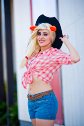 Size: 4032x6048 | Tagged: safe, artist:llamaworshipper, applejack, human, absurd resolution, clothes, cosplay, irl, irl human, photo, solo