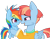 Size: 1010x791 | Tagged: safe, artist:crazyaya, artist:meadowdash101, derpibooru import, rainbow dash, windy whistles, pegasus, pony, baby, baby dash, baby pony, base used, big ears, cheek fluff, cute, daaaaaaaaaaaw, dashabetes, ear fluff, female, foal, freckles, happy, heart eyes, hnnng, holding a pony, like mother like daughter, looking at each other, mare, mother and child, mother and daughter, open mouth, parent and child, simple background, smiling, transparent background, windybetes, wingding eyes, young, younger