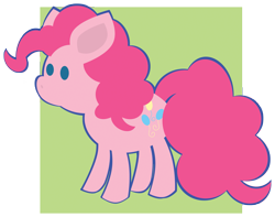 Size: 3939x3106 | Tagged: safe, artist:toonfreak, pinkie pie, earth pony, pony, female, mare, pink coat, pink mane, simple background, solo