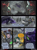 Size: 3000x4091 | Tagged: safe, artist:dracojayproduct, derpibooru import, nightmare moon, spitfire, oc, oc:titus, oc:willow, minotaur, pony, comic:lunar isolation, absurd resolution, airship, axe, battle axe, comic, dark magic, magic, net, soldier, weapon