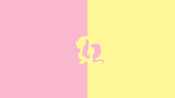 Size: 3200x1800 | Tagged: safe, artist:ceruleandraw, artist:redink853, fluttershy, pegasus, pony, minimalist, vector, wallpaper