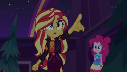 Size: 1920x1080 | Tagged: safe, screencap, pinkie pie, sunset shimmer, better together, equestria girls, sunset's backstage pass!